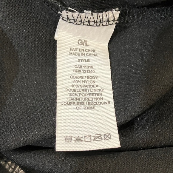 Garage women’s large Black Lace one piece shortsuit / romper - Picture 13 of 15